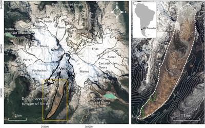 Spatio-Temporal Distribution of Supra-Glacial Ponds and Ice Cliffs on Verde Glacier, Chile